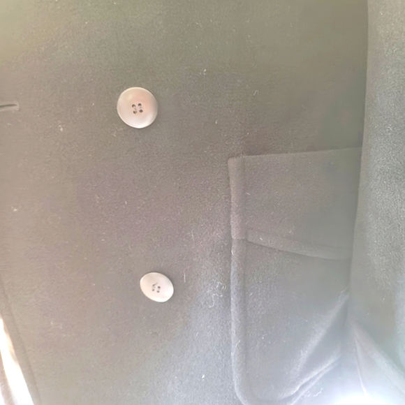 Hilary Radley Women's Wool Angora Blend Pea Coat Size 8 - Picture 6 of 16